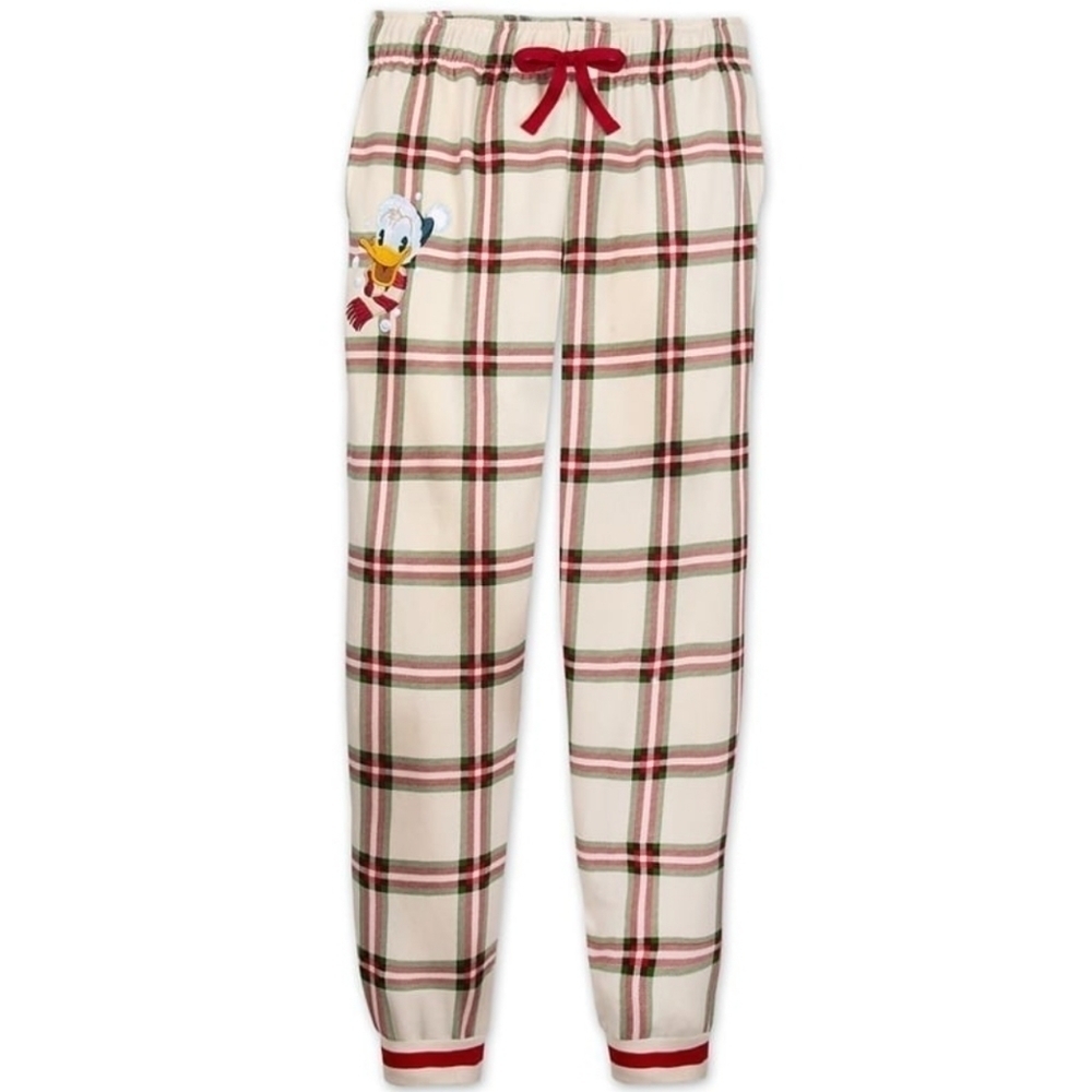 Disney Parks Donald Duck Holiday Plaid Lounge Pant XL - Picture 8 of 8